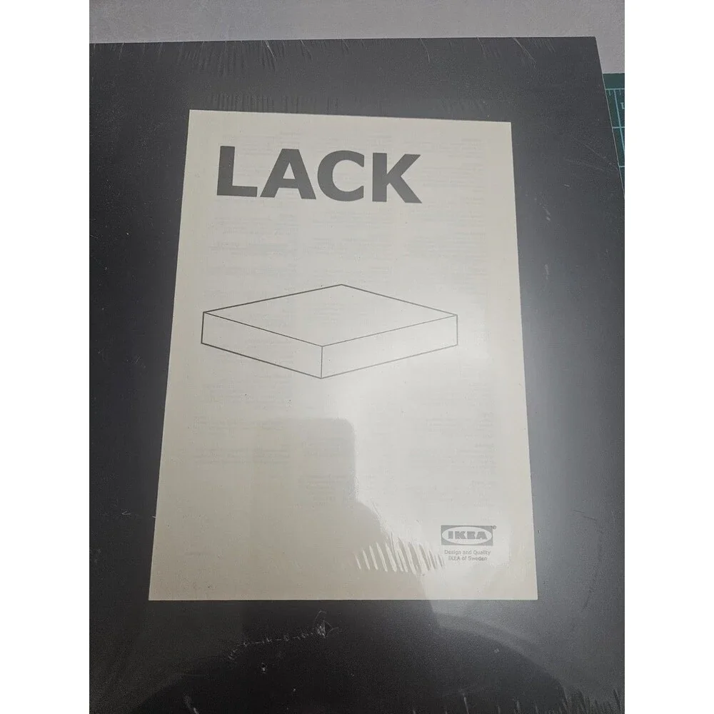 Ikea Lack Floating Wall Shelf Black 30x26 cm 11 3/4 x 10 1/4 NIB